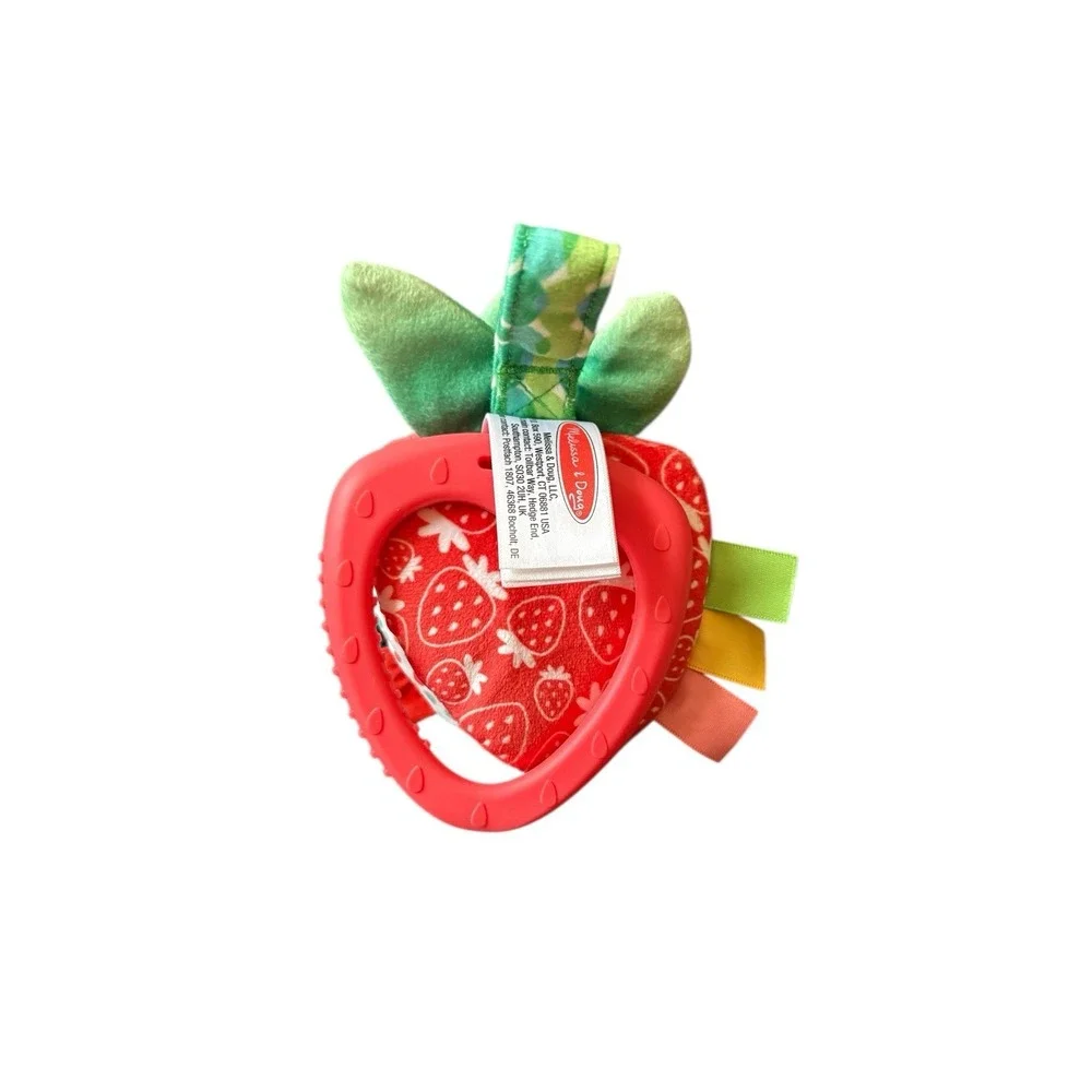 Melissa‎ & Doug Peek a Boo Berry Take Along Toy with Teething Ring for Infants